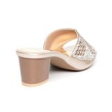 dép nữ cao gót lăn vân gỗ 5cm Hanatabi quai ngang đính đá đế TA cao cấp bigsize (35-41) mã HNDE5F1092