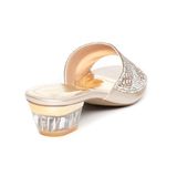 dép nữ cao gót mica 3cm Hanatabi quai ngang đính đá đế TA cao cấp bigsize (35-41) mã HNDE3F1094