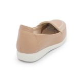 Giày mọi nữ mũi tròn may chỉ đế cao 1cm mã HNBB1F683 ( Size 36 -> 40)