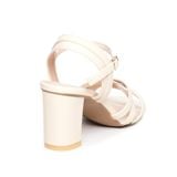Giày sandal nữ cao gót 7cm Hanatabi quai đan mũi vuông hậu c đế TA bigsize (35-41) mã HNSDG7F1133