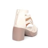 giày sandal đế PU siêu nhẹ cao 7cm Hanatabi quai đan khóa kéo (35-39) mã HNSDG7F1078