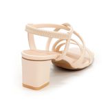 giày sandal nữ cao gót 5cm Hanatabi quai chéo mũi vuông hậu c đế TA bigsize (35-41) mã HNSDT5F776