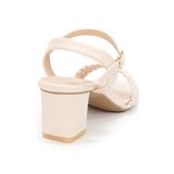 giày sandal nữ cao gót 5cm Hanatabi quai bèo mũi vuông hậu c đế TA bigsize (35-41) mã HNSDG5F917