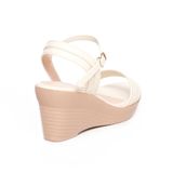 Giày sandal nữ đế xuồng PU siêu nhẹ 7cm Hanatabi quai ngang hậu c (35-39) mã HNSDX7F1138