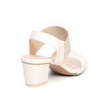 giày sandal nữ cao gót Hanatabi quai ngang mũi vuông hậu thun đế TA bigsize (35-41) mã HNSDG5F1068