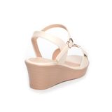 giày sandal nữ đế xuồng Pu siêu nhẹ cao 5cm Hanatabi quai ngang hậu c (35-39) mã HNSD6F992