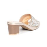 dép nữ cao gót lăn vân gỗ 5cm Hanatabi quai ngang đính đá đế TA cao cấp bigsize (35-41) mã HNDE5F1089