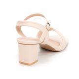 giày sandal nữ cao gót 5cm Hanatabi quai xếp mũi vuông hậu C đế TA bigsize (35-41) mã HNSDG5F864