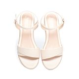 giày sandal nữ đế PU siêu nhẹ cao 5cm Hanatabi quai 1 xếp hậu c (35-40) mã HNSD5F969