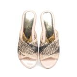 dép nữ đế PU kem siêu nhẹ cao 5cm Hanatabi quai lưới bigsize (35-42) mã HNDE5F1099
