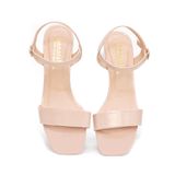 giày sandal nữ cao gót mika 3cm Hanatabi quai ngang mũi vuông đế TA bigsize (35-41) mã HNSDG3F919