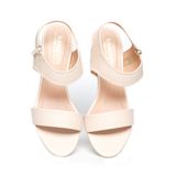 giày sandal nữ cao gót 5cm Hanatabi quai ngang khóa kéo đế TA cao cấp bigsize (35-41) mã HNSDG5F1066