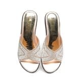 dép nữ đế PU đen siêu nhẹ cao 5cm Hanatabi quai ngang đính đá bigsize (35-42) mã HNDE5F1112