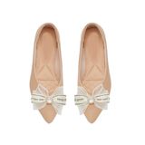 Giày búp bê nơ nữ đế cao 1cm mã HNBB1F843 (Size 35 -> 39)