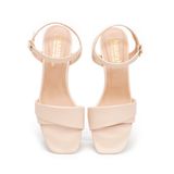 giày sandal nữ cao gót 3cm Hanatabi quai 1 xếp mũi vuông hậu c đế TA bigsize (35-41) mã HNSD3F933