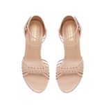 Sandal nữ hanatabi quai thắt bím gót vuông cao 5cm hậu xé mã HNSDX5F868 ( Size 35 -> 39)