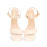 giày sandal nữ cao gót 3cm Hanatabi quai ngang mũi vuông hậu c đế TA bigsize (35-41) mã HNSDG3F875