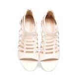 Giày sandal nữ cao gót 7cm Hanatabi quai xương cá khóa kéo đế TA bigsize (35-41) mã HNSDK7F1120