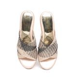 Dép nữ đế PU siêu nhẹ cao 7cm Hanatabi quai lưới (35-39) mã HNDEL7F1124