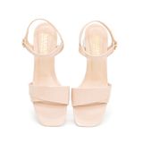 giày Sandal Nữ Cao Gót Mica 3cm Hanatabi Quai 1 Xếp Mũi Vuông Hậu C Đế TA Bigsize (35-41) Mã HNSDG3F329