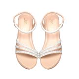 Giày Sandal Nữ Đế PU Siêu Nhẹ Cao 5cm Hanatabi Quai Ngang Hậu Thun (35-40) Mã HNSD5F1173