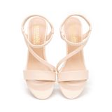 giày sandal nữ cao gót 5cm Hanatabi quai chéo hậu thun đế TA bigszie (35-41) mã HNSDG5F948