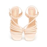 giày sandal nữ cao gót 7cm Hanatabi quai chéo mũi vuông hậu c đế TA bigsize (35-41) mã HNSDG7F888