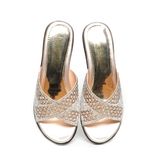 dép nữ đế PU đen siêu nhẹ cao 5cm Hanatabi quai ngang đính đá bigsize (35-42) mã HNDE5F1110