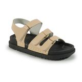 Sandal nữ Hanatabi 2 lớp 3 quai xé may liền đế cao 3cm mã HNSD424 ( Size 35 -> 39)