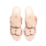 Dép Nữ Hanatabi 2 Quai Nhị Đế Xuồng Pu Vân Gỗ Siêu Nhẹ Cao 9cm Mã HNDE9F1016 (Size 35 -> 41)