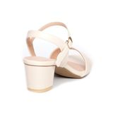 giày sandal nữ cao gót 5cm Hanatabi quai ngang mũi vuông hậu C đế TA bigsize (35-41) mã HNSDG5F871