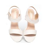 giày sandal nữ cao gót 5cm Hanatabi quai ngang khóa kéo đế TA bigsize (35-41) mã HNSDG5F1040