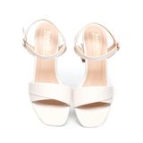 giày sandal nữ cao gót 7cm Hanatabi quai 1 xếp mũi vuông hậu c đế TA bigsize (35-41) mã HNSDG7F1039