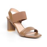 giày sandal nữ gót cao 7cm Hanatabi quai ngang mũi vuông hậu thun đế TA bigsize (35-41) mã HNSD7F1153