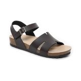 Sandal nữ Hanatabi quai chữ H đế trấu cao 3cm mã HNSD3F985 (Size 35 -> 39)