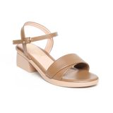 Giày sandal nữ đế PU kem siêu nhẹ cao 5cm Hanatabi quai ngang 1 xếp hậu c bigsize (35-42) mã HNSDG5F1139