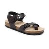 Sandal nữ xỏ ngón Hanatabi 2 quai chéo có khóa đế trấu cao 3cm mã HNSD3F983 (Size 35->39)