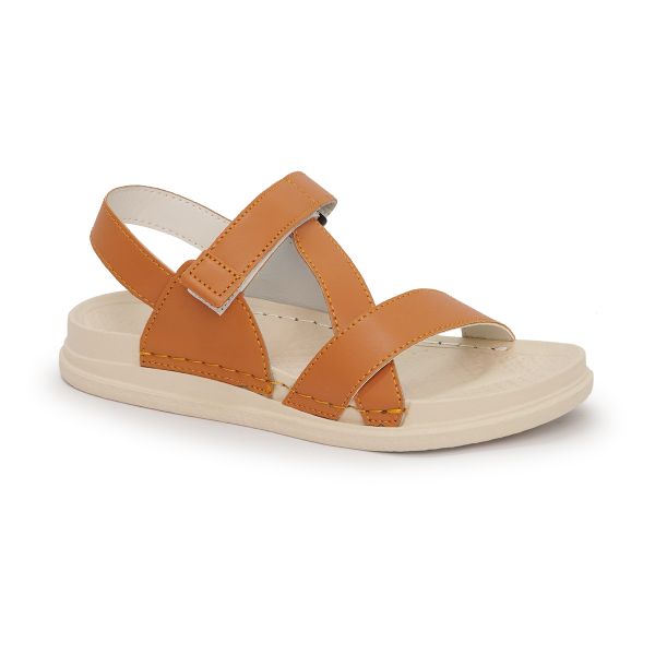 Sandal nữ Hanatabi 2 lớp quai chéo may liền đế cao 2cm mã HNSDX2F803 (Size 35 -> 39)