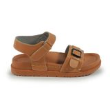 Sandal nữ Hanatabi 2 lớp quai bản ngang có khóa may liền đế cao 3cm mã HNSD607 (Size 35 -> 39)