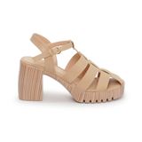 Giày Sandal Nữ Đế PU Siêu Nhẹ Cao 7cm Hanatabi Quai Xương Cá Bít Mũi Hậu C (35-39) Mã HNSDG7F847