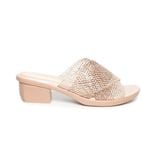 dép nữ đế PU kem siêu nhẹ cao 5cm Hanatabi quai lưới bigsize (35-42) mã HNDE5F1099