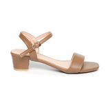 giày sandal nữ cao gót 3cm Hanatabi quai ngang mũi vuông hậu c đế TA bigsize (35-41) mã HNSDG3F875