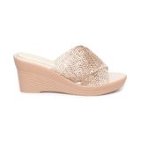 Dép nữ đế PU siêu nhẹ cao 7cm Hanatabi quai lưới (35-39) mã HNDEL7F1124