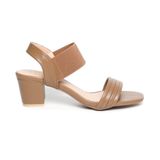 giày sandal nữ cao gót Hanatabi quai ngang mũi vuông hậu thun đế TA bigsize (35-41) mã HNSDG5F1068