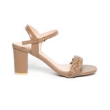 giày sandal nữ cao gót 7cm Hanatabi quai thắt mũi vuông hậu c đế TA bigsize (35-41) mã HNSDG7F918