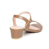 giày sandal nữ cao gót 3cm Hanatabi quai ngang mũi vuông hậu c đế TA bigsize (35-41) mã HNSDG3F875