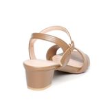 giày sandal nữ cao gót 3cm Hanatabi quai 1 xếp mũi vuông hậu c đế TA bigsize (35-41) mã HNSD3F933