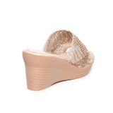 Dép nữ đế PU siêu nhẹ cao 7cm Hanatabi quai lưới (35-39) mã HNDEL7F1124