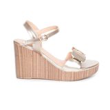 Sandal Nữ Hanatabi Quai Ngang Có Khóa Đế Pu Vân Gỗ Siêu Nhẹ Cao 9cm Hậu C Mã HNSDX9F1014 (Size 35 -> 39)