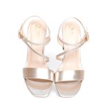 giày sandal nữ cao gót 7cm Hanatabi quai ngang mũi vuông hậu c đế TA bigsize (35-41) mã HNSDG7F1020